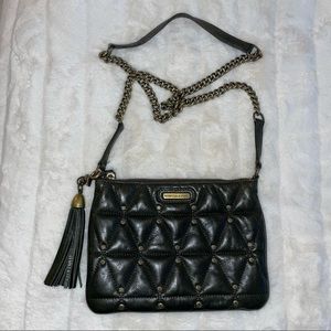 Rebecca Minkoff dk green leather quilted crossbody